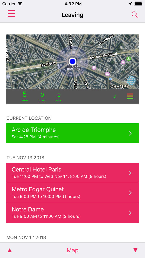 travel recorder app